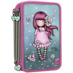 Astuccio 3 zip CHERRY...